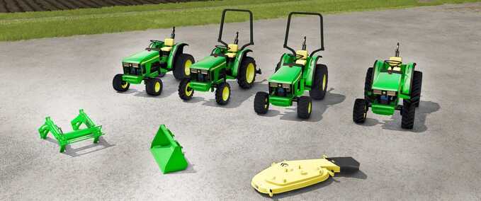 John Deere 2210 Sub Compact Utility Traktor Mod Image