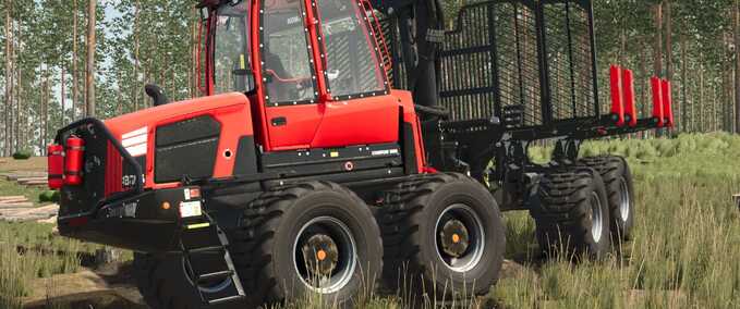 Forstwirtschaft Komatsu 875 Loadflex Landwirtschafts Simulator mod