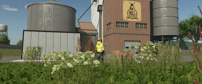 Factories Modernized Flour Mill Farming Simulator mod