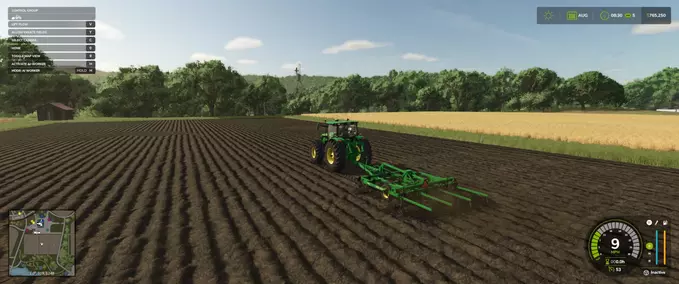 Ploughs John Deere 980 Pull Behind Plow Farming Simulator mod