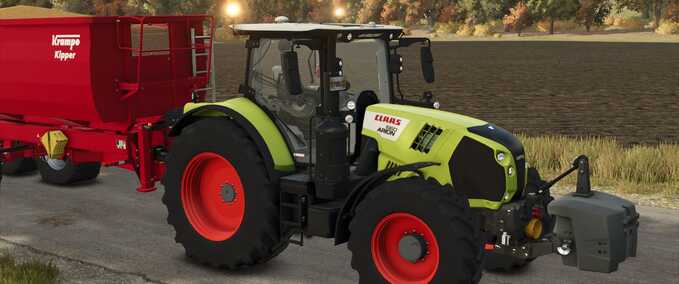 Claas Claas Arion 600 with Claas FL 140 Front Loader Farming Simulator mod