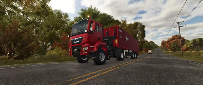 Trucks MAN TGS 18500 Farming Simulator mod