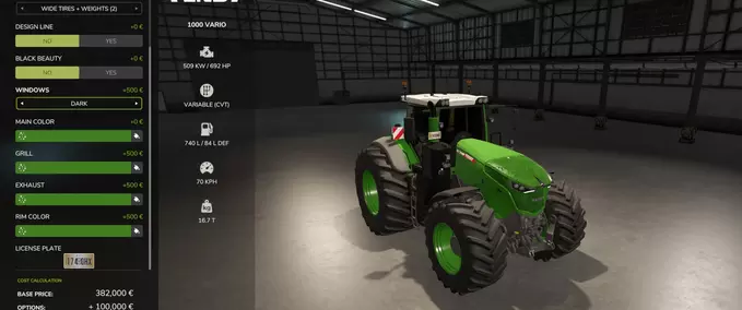 Fendt Fendt Vario 1000 Chip Farming Simulator mod