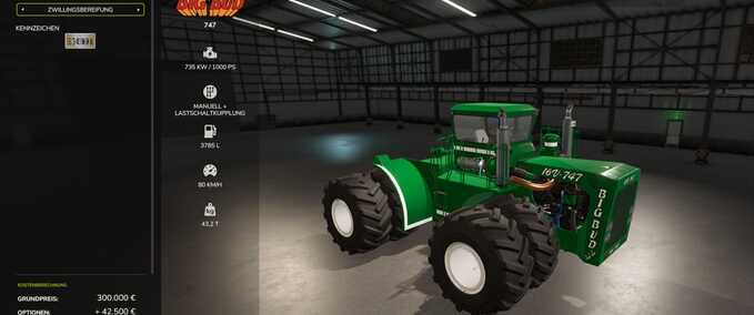 Other Vehicles Big Bud 747 Structural engineer Farming Simulator mod