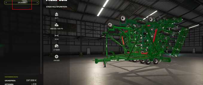 Cultivators & Harrows Flexicoil_ST820 Farming Simulator mod