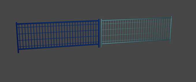 Dekoration Blaue Barriere Landwirtschafts Simulator mod