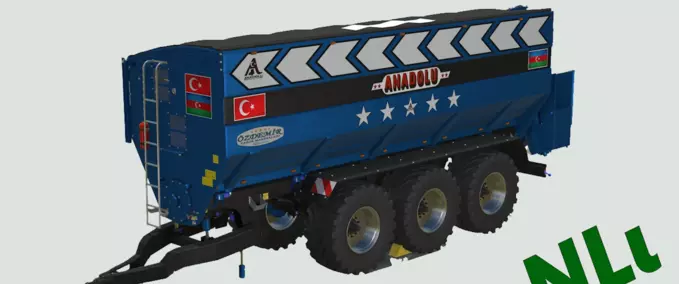 Overloader Özdemir Anadolu Grain Auger Trailer Farming Simulator mod