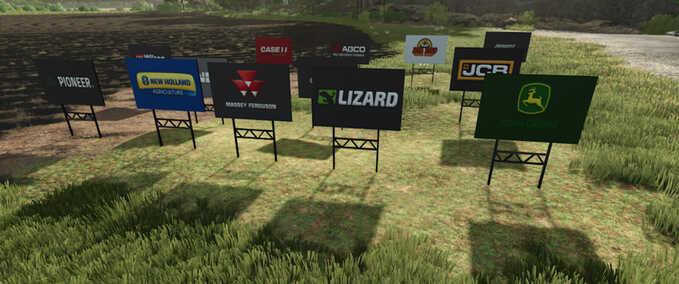 Decoration Brand Yard Signs Farming Simulator mod