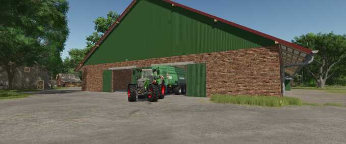 Buildings with Functions Machinery Hall Farming Simulator mod