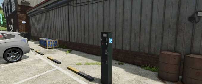 Placeable Objects Parking Meter Farming Simulator mod