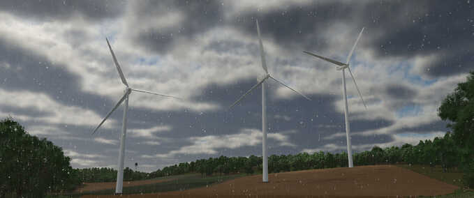 Buildings Wind Turbine Pack Farming Simulator mod