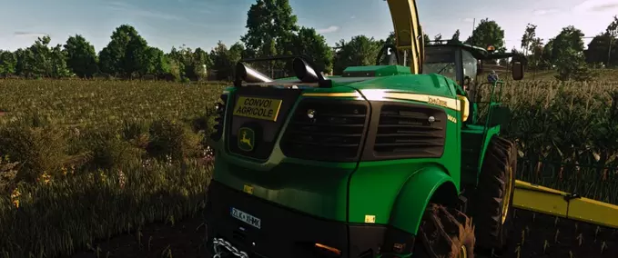 New Holland John Deere 9000 Serie Häcksler Edit Landwirtschafts Simulator mod