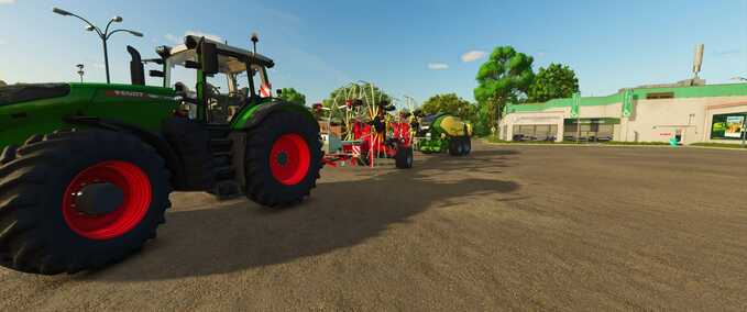 Tedders Pöttinger Top 1403 C with Attachment Farming Simulator mod