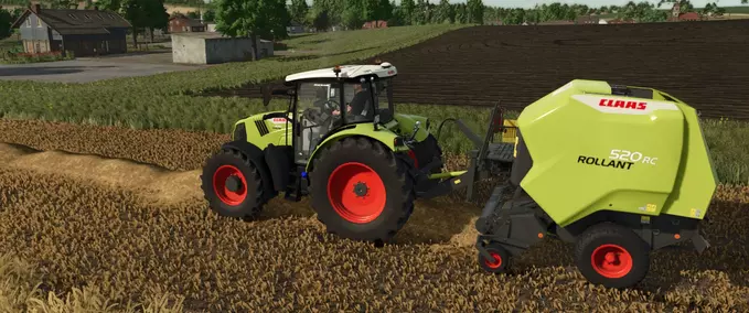 Pressen Claas Rollant 520 Landwirtschafts Simulator mod