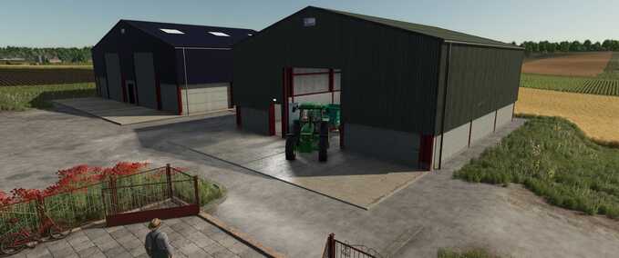 Sheds British Grain Sheds Farming Simulator mod