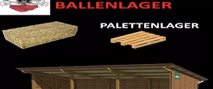 Placeable Objects Bale and Pallet Storage Farming Simulator mod