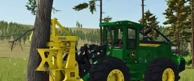 Forestry JD 843L-II DrD Farming Simulator mod