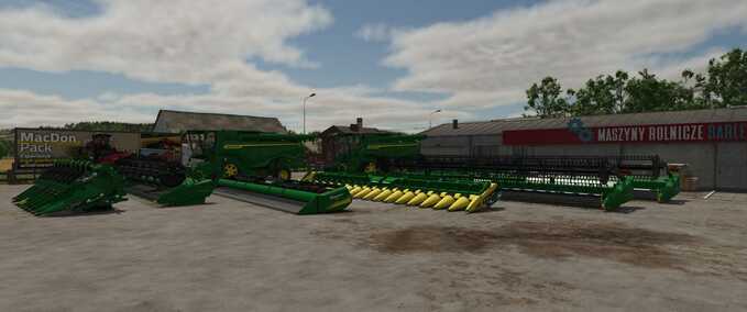 Combines & Excavators John Deere Harvesting Pack Farming Simulator mod