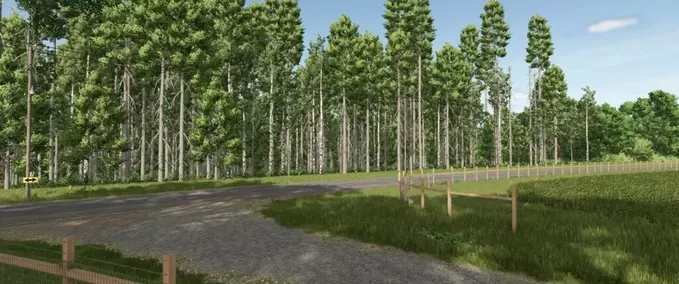 Default Map edit Riverbend Timbers Farming Simulator mod