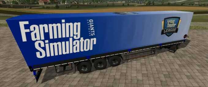 Kögel 16.5m Flatbed Semi-Trailer Mod Image