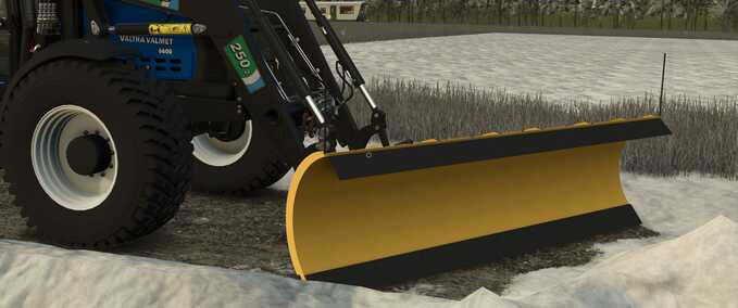 front loader Snow Plow for Front Loader Farming Simulator mod