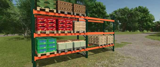 Placeable Objects Bale and Pallet Warehouse Farming Simulator mod