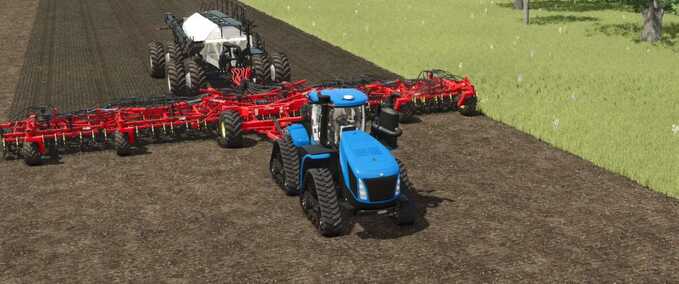 Seeders Bourgault 3320-76 Paralink Hoe Drill and 7950 Air Cart Farming Simulator mod