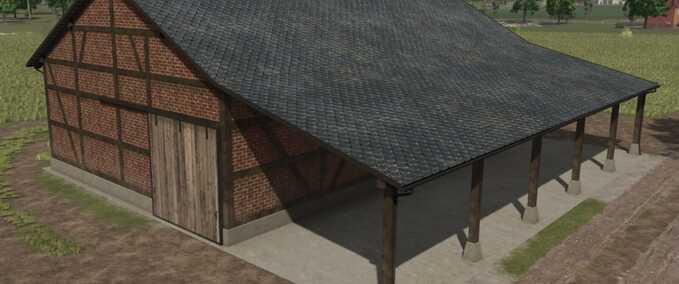 Buildings Half-timbered Barn Farming Simulator mod