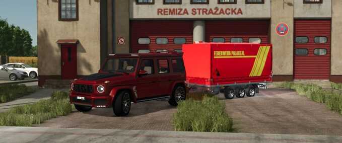 Fire department Fire Department Trailer Farming Simulator mod