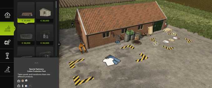 Fabriken Baumwollproduktionspaket Landwirtschafts Simulator mod