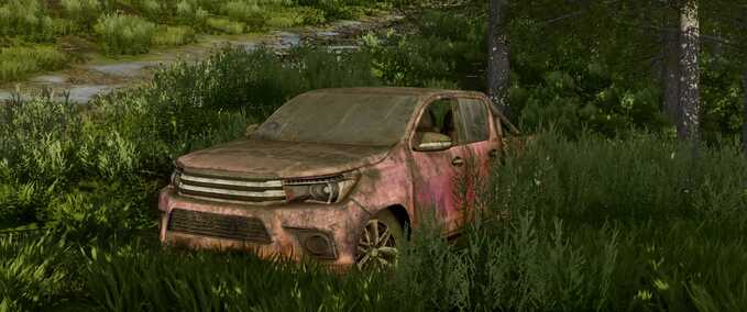 Decoration Toyota Hilux Placeable Farming Simulator mod