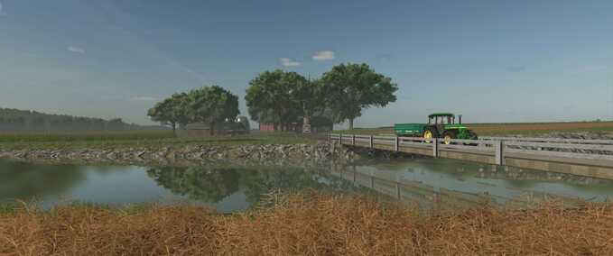 Maps A Long The River Farm Farming Simulator mod