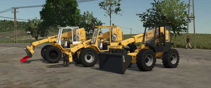 Telehandler JCB 520-4 Telescopic Loader Farming Simulator mod