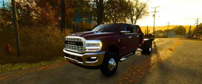 Cars 2024 Dodge Ram 3500 Crew Cab Farming Simulator mod