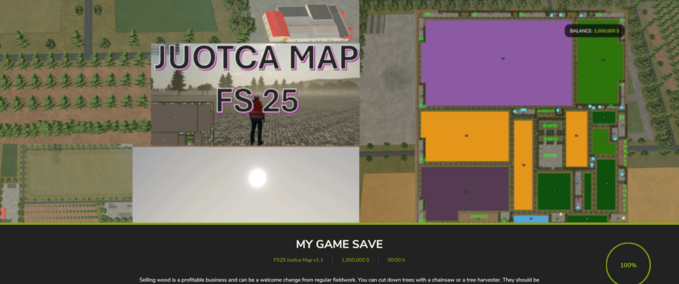 FS25 Juotca Map4X  Mod Image