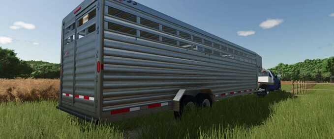 Exiss STK 26 Livestock Trailer Mod Image