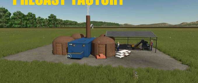 Factories Precast Production Farming Simulator mod