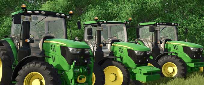 John Deere John Deere 6R Small Frame Series Farming Simulator mod