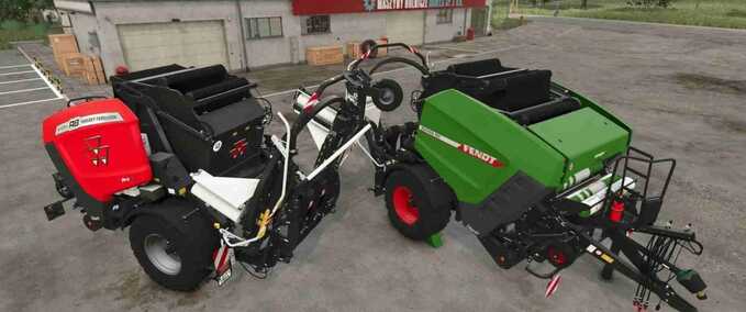 Fendt / Massey Ferguson Baler Wrapper Combination Mod Image