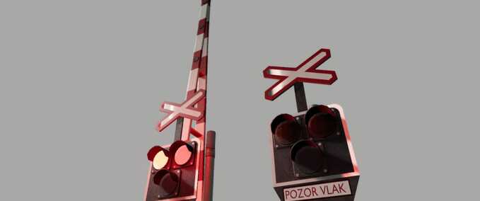 Czech Railroad Crossing AZD 97 Mod Image