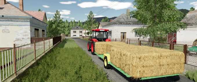 Ballentransport NP-25 Ballen- und Maschinentrailer Landwirtschafts Simulator mod