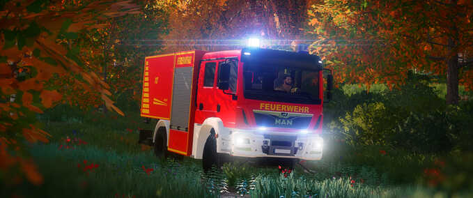 Fire department MAN GW-L2 Farming Simulator mod