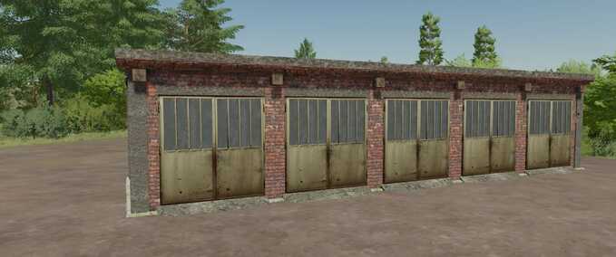 Schuppen Alter Ziegelstein-Garage Landwirtschafts Simulator mod