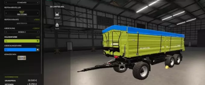 Trailers Brandner DD24073 XXL Farming Simulator mod