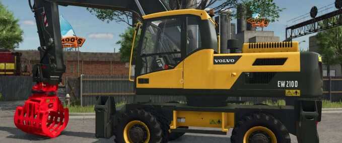 Exevators Volvo EW210D Farming Simulator mod