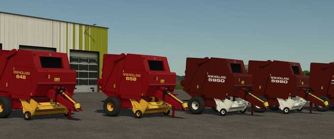 Balers New Holland / Fiatagri 648/658/5950/5980/5850 Farming Simulator mod