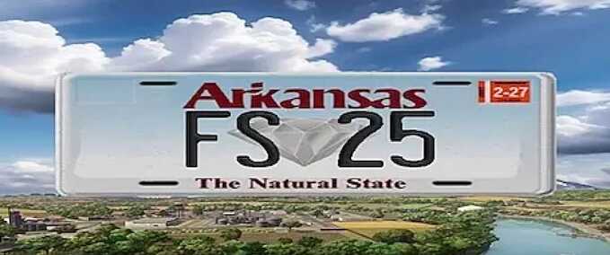 Gameplay Arkansas License Plate Farming Simulator mod