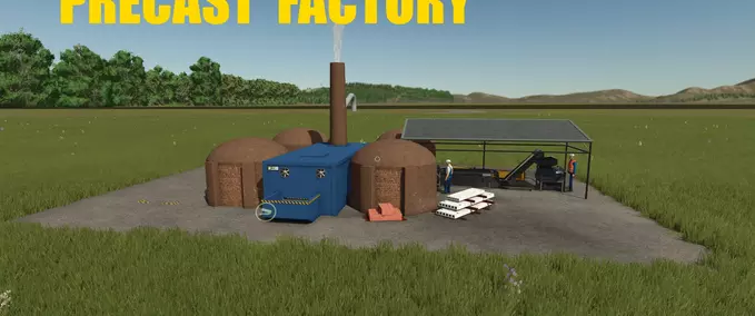 Fabriken Fertigteilproduktion Landwirtschafts Simulator mod