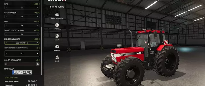 Case Case IH 1455 XL Farming Simulator mod