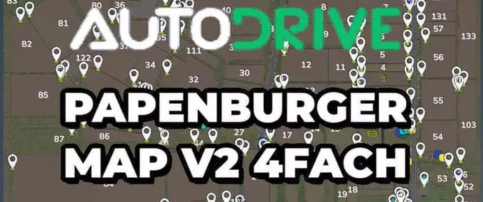 AutoDrive-Kurse für die Papenburg-Karte Mod Image